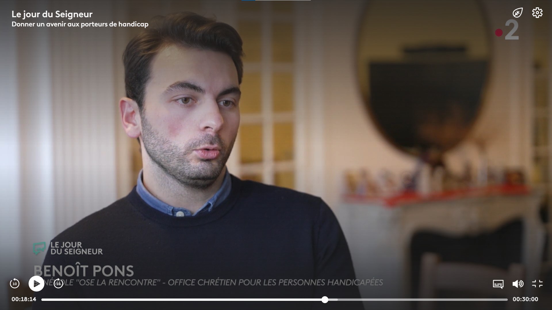 Le jour du Seigneur parle de la Fondation OCH - Fondation OCH