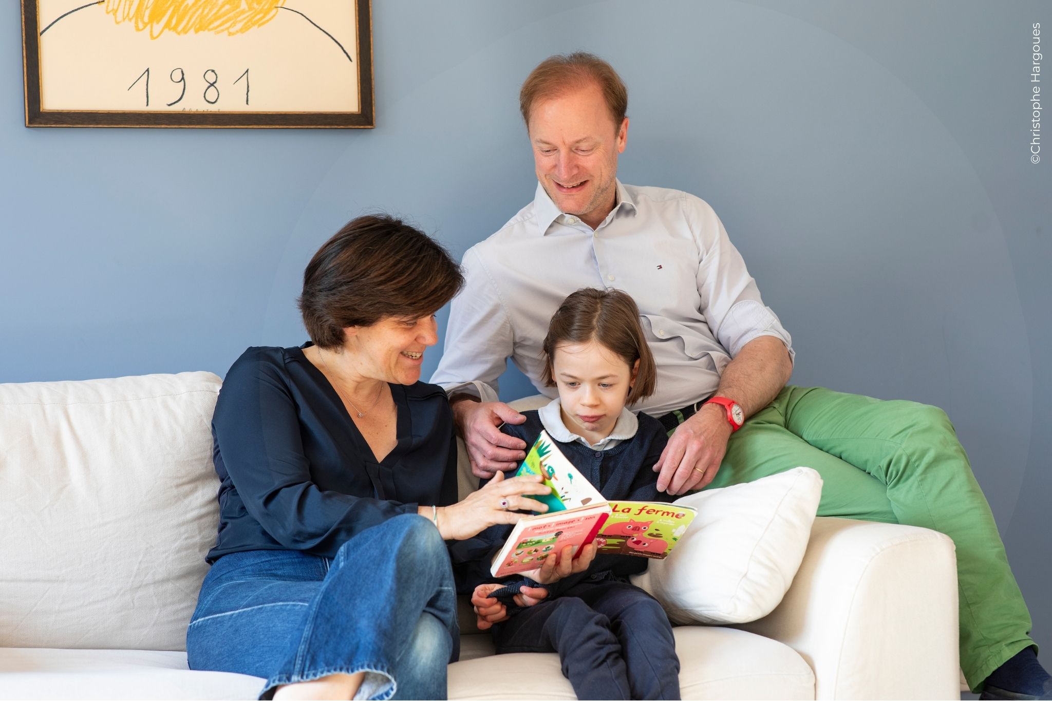 Aimée et ses parents - shooting OCH mai 2025 - crédit Christophe Hargoues
