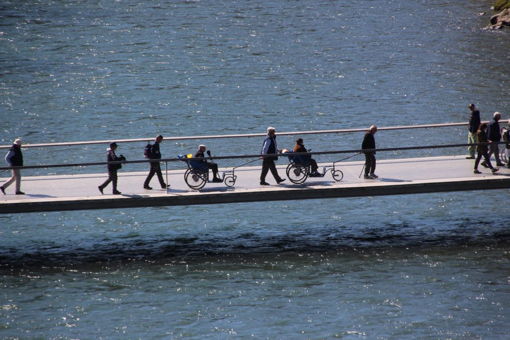Pont au dessus du Gave à Lourdes