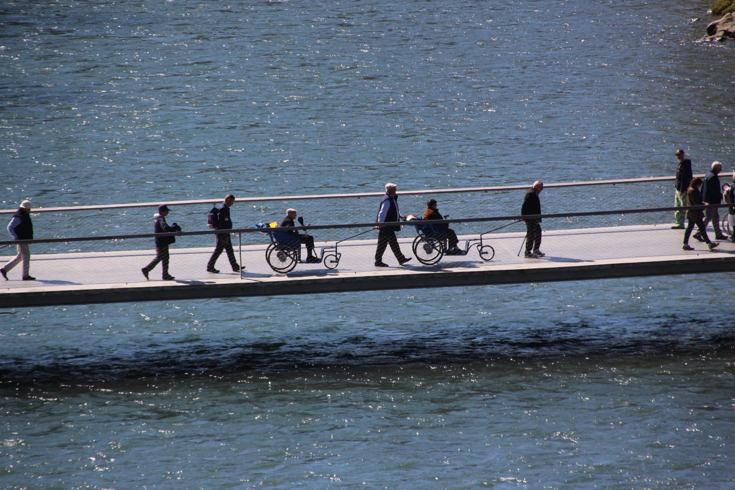 Pont au dessus du Gave à Lourdes